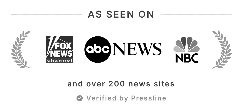 As Seen On Fox, ABC, NBC and over 200 news sites
